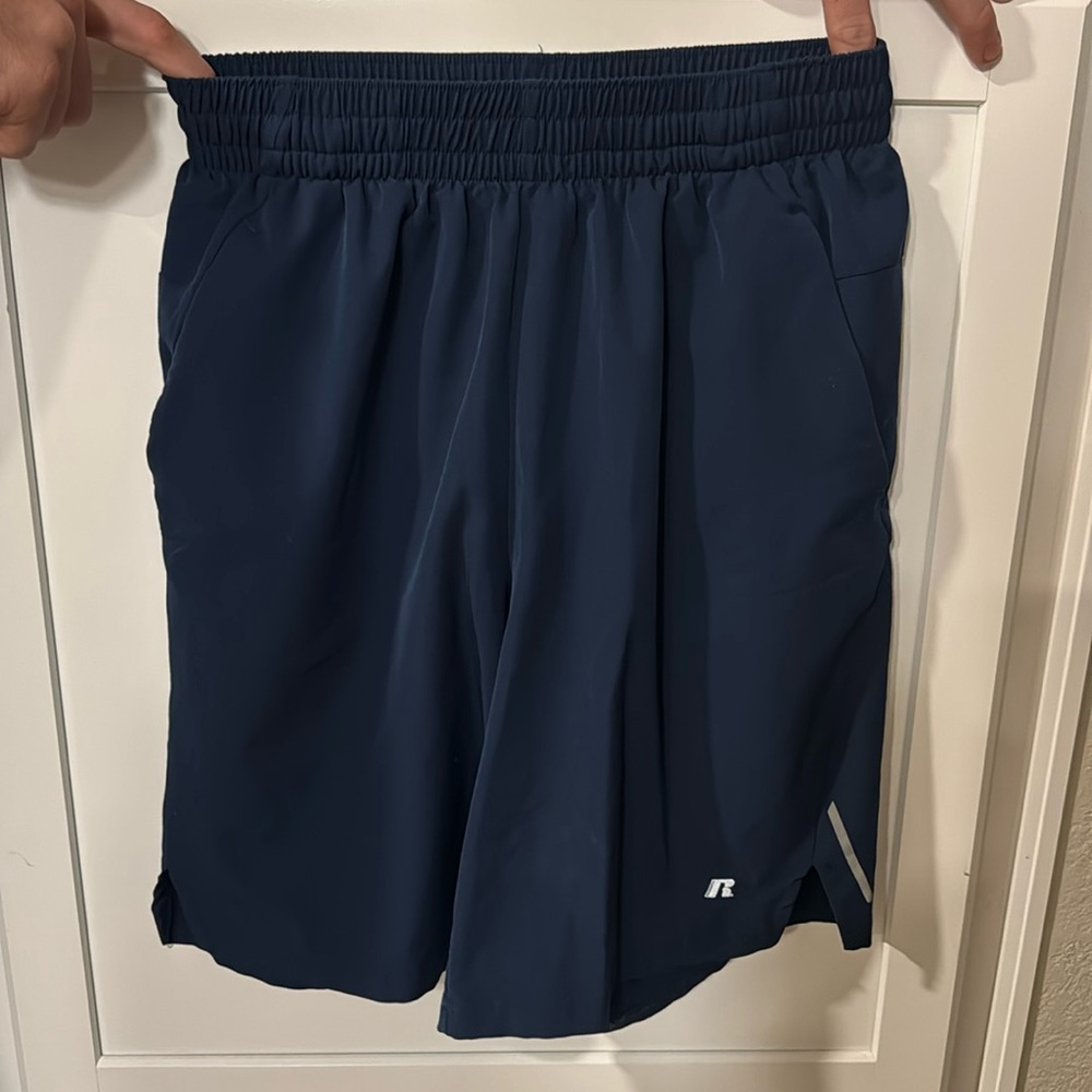 Navy men’s athletic shorts